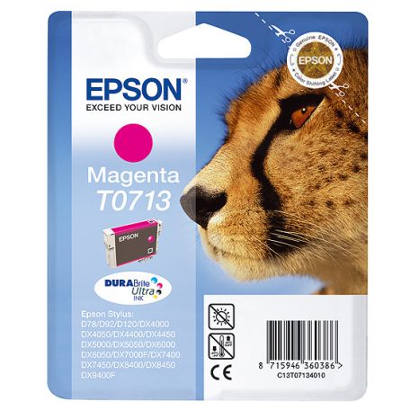 Epson T0713 Magenta tintapatron eredeti C13T07134012