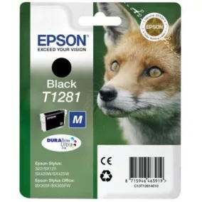 Epson T1281 Black tintapatron eredeti C13T12814010