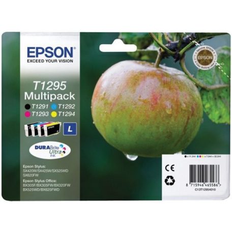 Epson T1295 Multipack Black Cyan Magenta Yellow tintapatron eredeti