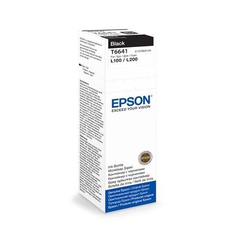 Epson T6641 Black tintapatron eredeti C13T66414A