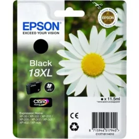 Epson T18XL T1811 Black tintapatron eredeti C13T18114010
