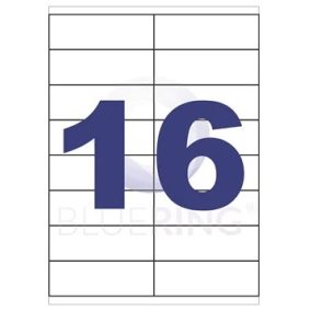 Etikett 105x35 mm lézer