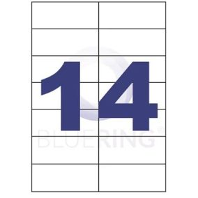 Etikett 105x42,3 mm lézer