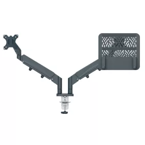   Ergo Dual helytakarékos monitor- és laptopkar söt.szür 65380089