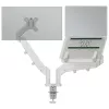 Ergo Dual helytakarékos monitor- és laptopkar szürke 65380085