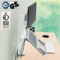   Ergo Dual helytakarékos monitor- és laptopkar szürke 65380085