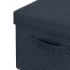 Fabric szövet borítású tárolódoboz tetővel M méret 61440089