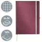 STYLE jegyzetfüzet A/4 kockás gránátvörös 44761028