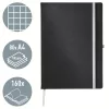 STYLE jegyzetfüzet A/4 kockás szaténfekete 44761094