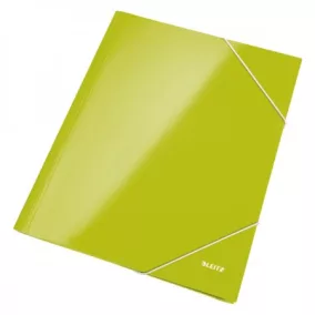 WOW Lakkfényű gumis mappa 39820064 zöld MSZ