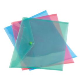 ICU Csekktartó patentos tasak 8009 A/4 Piros