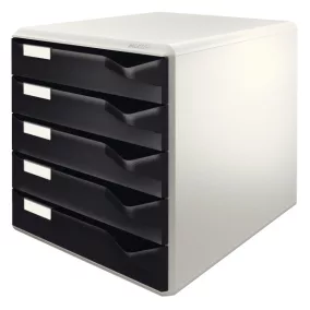 LEITZ STANDARD 5 fiókos irattároló 52800095 fekete