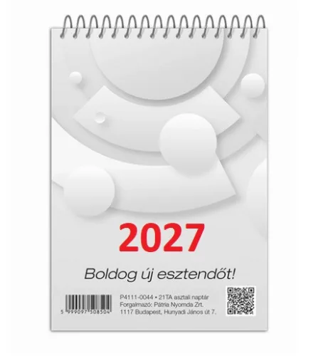 Asztali naptár 21TA 2027 év