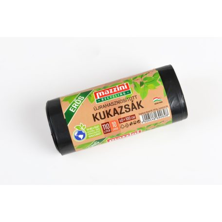 MAZZINI Szemetes zsák újrahasznosított 110L (60x100) 10db/roll erős (kukás)