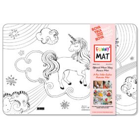 FUNNY MAT asztali alátét unikornis 48*33.5 cm