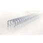 Spirál fém 3:1 6 mm 55 lap GBC WireBind fehér RG810470