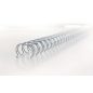 Spirál fém 3:1 6 mm 55 lap GBC WireBind ezüst RG810497