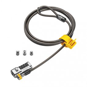   ClickSafe laptopzár 3az1-ben számkomb zár (T-Bar, Nano & Wedge) K68105EU