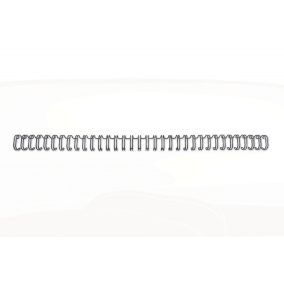 Spirál fém 3:1 8 mm 70 lap GBC WireBind fekete RG810510