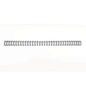 Spirál fém 3:1 95 mm 85 lap GBC WireBind fekete RG810610