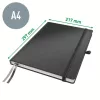 COMPLETE jegyzetfüzet 44710095 A/4 kockás feket