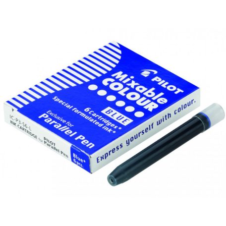Pilot Parallel Pen tintaparton IC-P3-S6-L kék 6db
