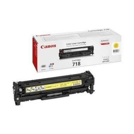 Canon CRG-718 lézertoner eredeti Yellow 2,9K 2659B002AA