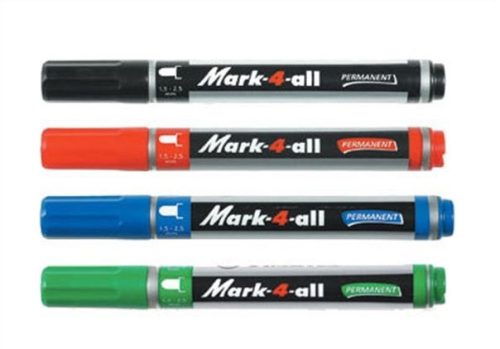 Stabilo 651/40 Mark-4-all kerek permanent piros