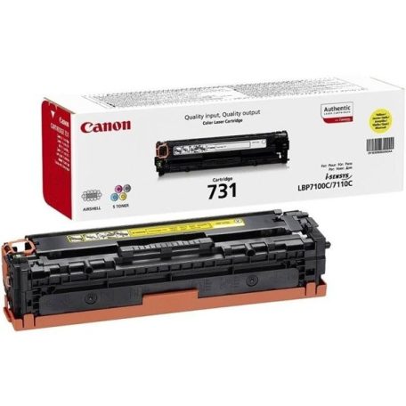 Canon CRG-731 lézertoner eredeti Yellow 1,5K 6269B002