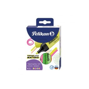 Szövegkiemelő Pelikán 490 4db-os