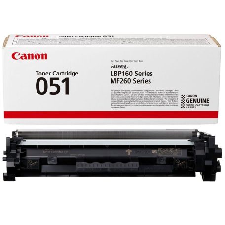 Canon CRG-051 Black lézertoner eredeti 1,7K 2168C002